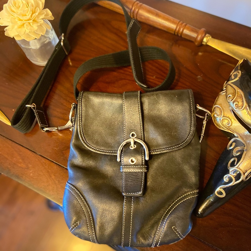 Vintage Coach Leather Crossbody